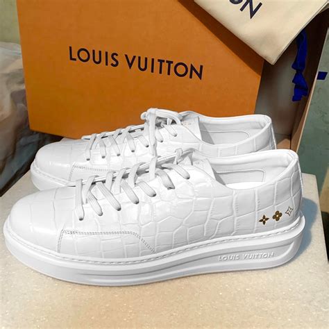 all white Louis Vuitton shoes